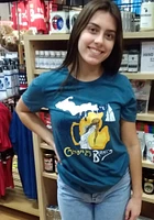 Rally Detroit Teal Calabaza Blanca Short Sleeve Fashion T Shirt
