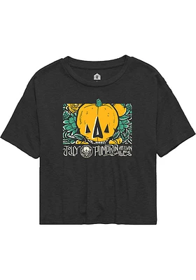 Rally Detroit Womens Black Prime Logo Short Sleeve T-Shirt