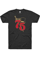 Rally Kansas City Black 75th Anniversary Short Sleeve Fashion T Shirt