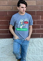 Rally St Louis Graphite Pizza Guy Short Sleeve Fashion T Shirt