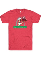 Rally St Louis Red Pizza Guy Short Sleeve Fashion T Shirt