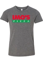 Rally St Louis Youth Grey Prime Logo Short Sleeve T-Shirt