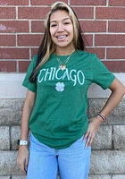 Rally Chicago Green Shamrock Short Sleeve Fashion T Shirt