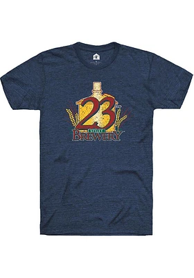 Rally Lawrence Navy Blue Prime Logo Short Sleeve Fashion T Shirt