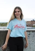 Rally Lawrence Blue Crown Short Sleeve Fashion T Shirt