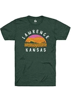 Rally Lawrence Green Sunflower Landscape Short Sleeve Fashion T Shirt