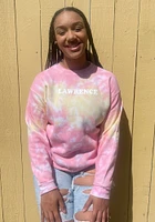 Rally Lawrence Womens Pink Wordmark Crew Sweatshirt
