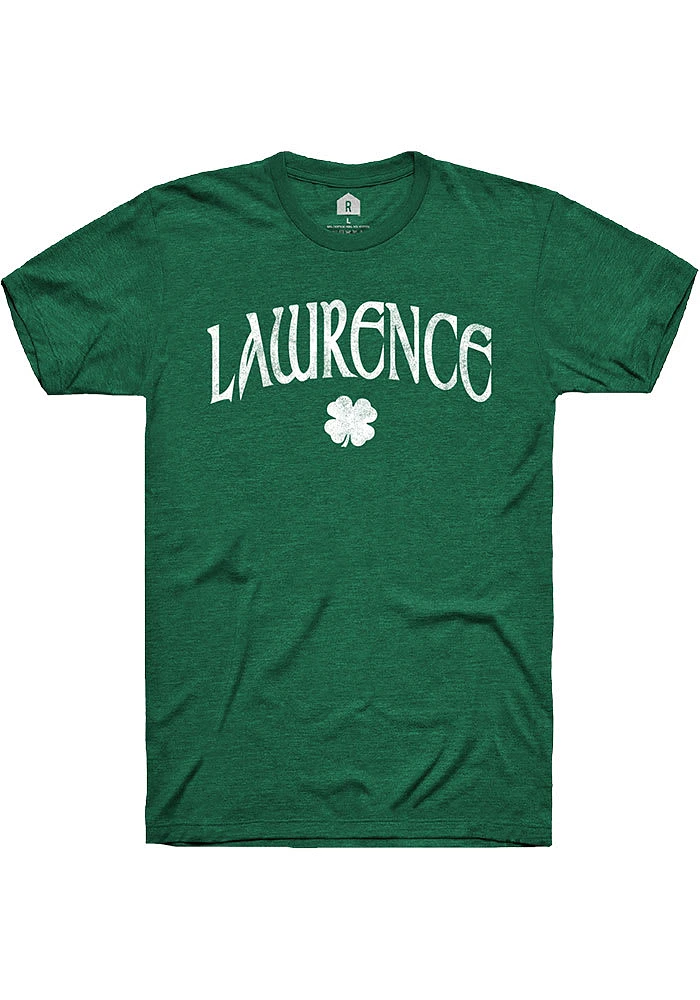 Rally Lawrence Green Shamrock Short Sleeve Fashion T Shirt