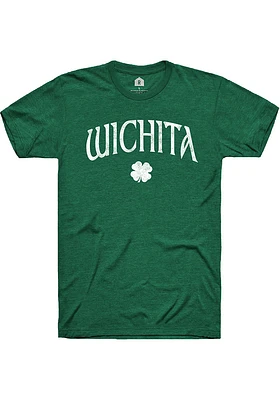 Rally Wichita Green Shamrock Short Sleeve Fashion T Shirt