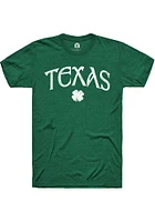 Rally Texas Green Shamrock Short Sleeve Fashion T Shirt
