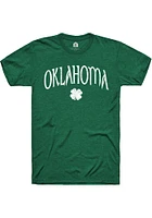 Rally Oklahoma Green Shamrock Short Sleeve Fashion T Shirt