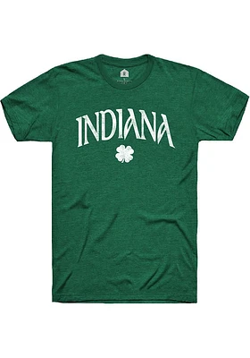 Rally Indiana Green Shamrock Short Sleeve Fashion T Shirt