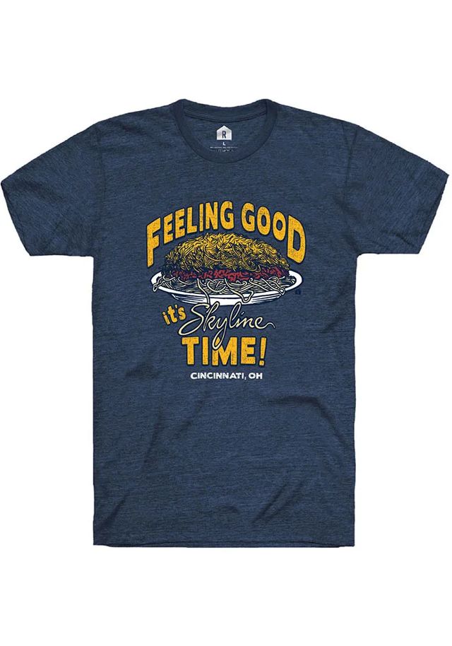 Skyline Chili Heather Navy Feeling Good Short Sleeve T Shirt