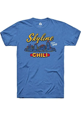 Rally Cincinnati Blue Chili Town Short Sleeve Fashion T Shirt