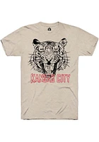 Rally Kansas City Oatmeal Tiger Short Sleeve Fashion T Shirt