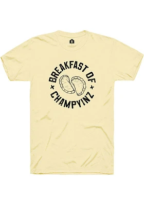 Rally Pittsburgh Yellow Perogie Short Sleeve T Shirt