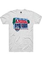 Rally Lawrence White Jeffersons Building Front Short Sleeve Fashion T Shirt