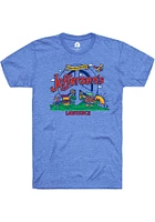 Rally Lawrence Blue Jeffersons Peace Landscape Short Sleeve Fashion T Shirt