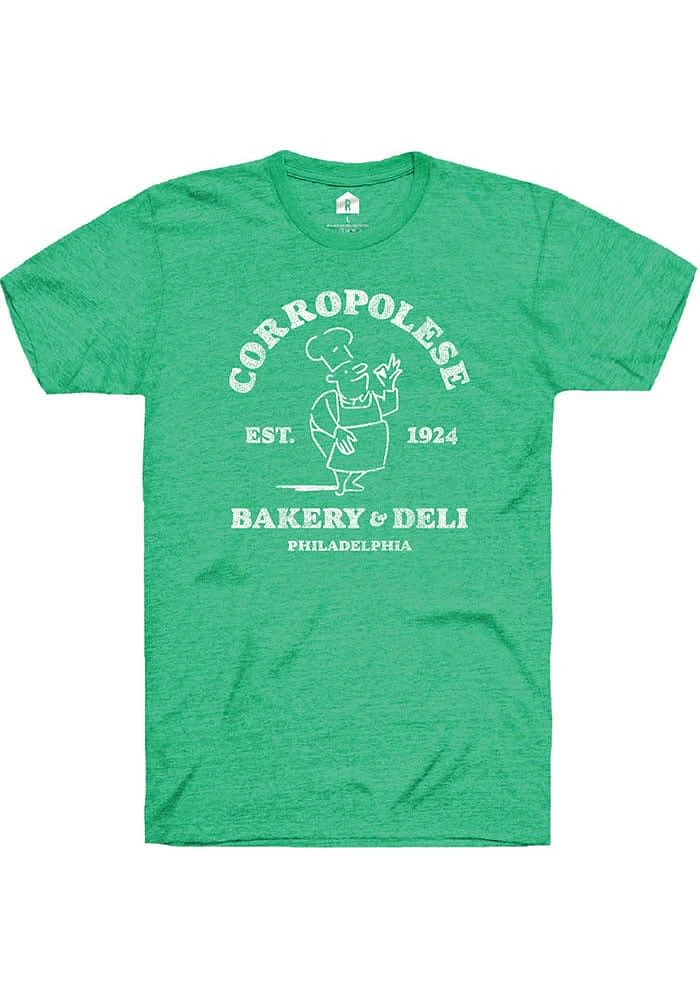 Rally Philadelphia Kelly Green Chef Logo Short Sleeve Fashion T Shirt