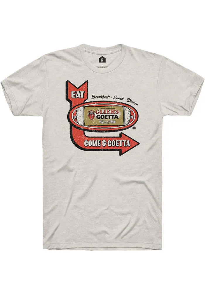 Goetta Oatmeal Diner Sign Short Sleeve T-Shirt