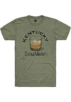 Rally Kentucky Green Bourbon Glass Short Sleeve T Shirt