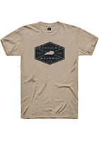 Rally Kentucky Tan Bourbon Label Short Sleeve Fashion T Shirt