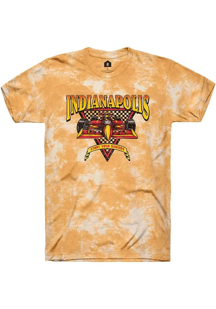 Rally Indianapolis Gold Start Your Engines Short Sleeve T Shirt