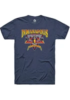 Rally Indianapolis Navy Blue Start Your Engines Short Sleeve T Shirt