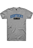 Rally Kentucky Graphite Est Arch Short Sleeve Fashion T Shirt