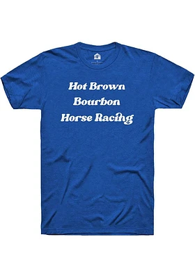Rally Kentucky Blue Hot Brown Short Sleeve Fashion T Shirt