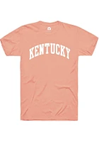 Rally Kentucky Orange Arch Wordmark Short Sleeve Fashion T Shirt