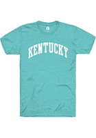 Rally Kentucky Green Arch Wordmark Short Sleeve T Shirt