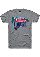 Rally Lawrence Graphite Jeffersons Building Front Short Sleeve Fashion T Shirt