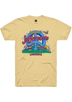 Rally Lawrence Yellow Jeffersons Peace Landscape Short Sleeve T Shirt
