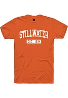 Rally Stillwater Orange EST 1884 Short Sleeve T Shirt