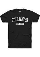 Rally Stillwater Black EST 1884 Short Sleeve Fashion T Shirt