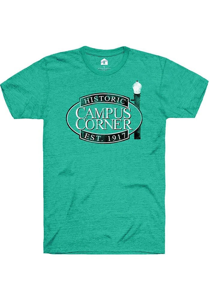 Rally Norman Teal Campus Corner Sign Short Sleeve T Shirt