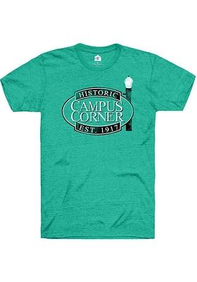Rally Norman Teal Campus Corner Sign Short Sleeve T Shirt