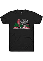 Rally Norman Black Campus Corner Landscape Short Sleeve Fashion T Shirt