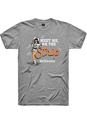 Rally Stillwater Grey Meet Me Cowgirl Short Sleeve Fashion T Shirt