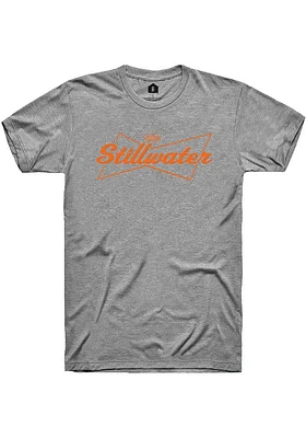 Rally Stillwater Grey Crown Short Sleeve Fashion T Shirt