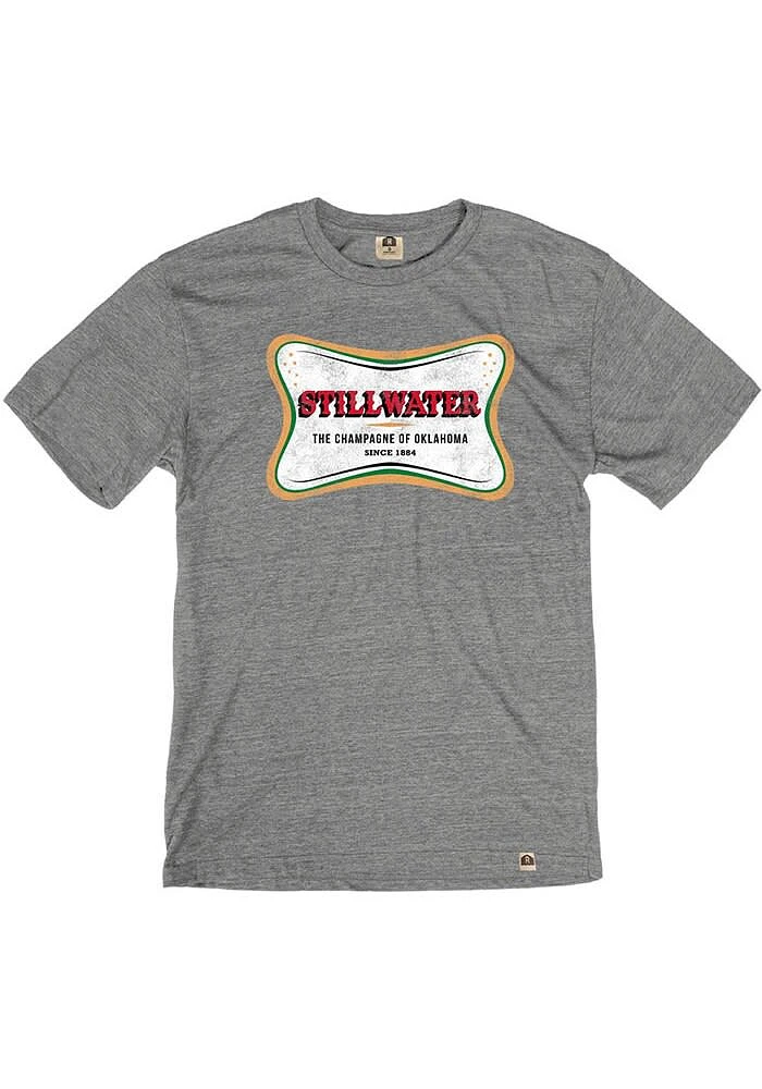 Rally Stillwater Grey Champagne Short Sleeve Fashion T Shirt