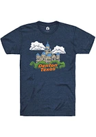 Rally Denton Navy Blue Courthouse Short Sleeve Fashion T Shirt