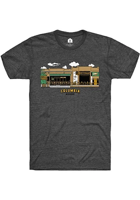 Rally Columbia Charcoal Fieldhouse Building Short Sleeve Fashion T Shirt