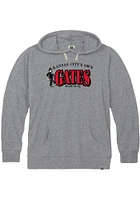 Rally Kansas City Mens Grey Gates Prime Logo Long Sleeve Hoodie