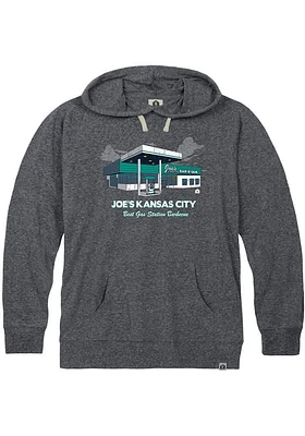 Rally Kansas City Mens Navy Blue Joes Gas Station Long Sleeve Hoodie