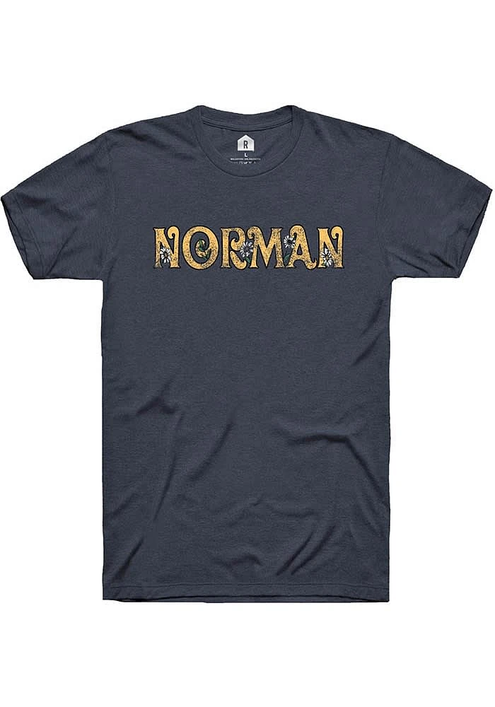 Rally Norman Womens Floral Short Sleeve T-Shirt