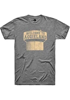 Rally College Station Graphite Water Tower Short Sleeve Fashion T Shirt