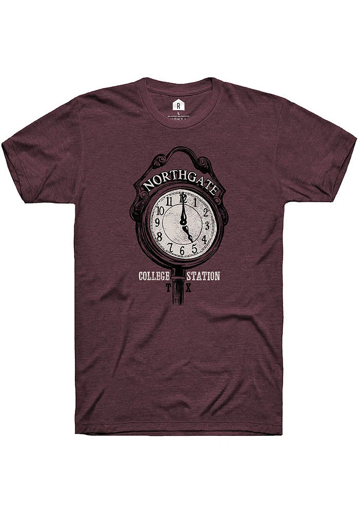 Rally College Station Maroon Northgate Short Sleeve Fashion T Shirt