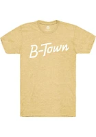 Rally Bloomington Yellow RH Script Short Sleeve T Shirt